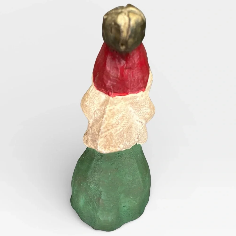 Vintage Tom Clark Signed Gnome Figurine – 1986 – Lady Holding Bell